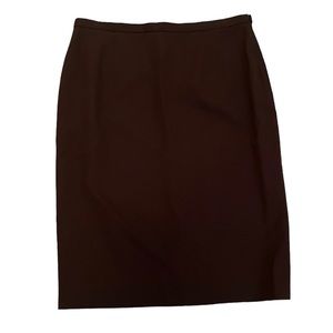 MOSCHINO CHEAP AND CHIC Vintage Fully Lined Brown Pencil Skirt